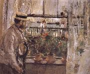 Berthe Morisot The man at the Huaiter Island USA oil painting artist